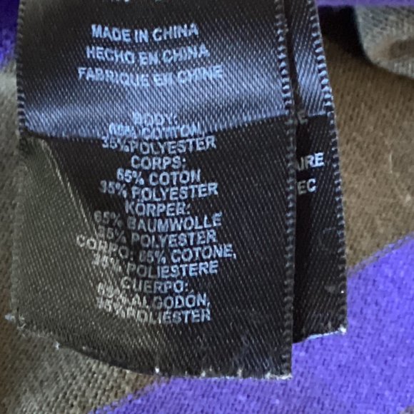 Anthropologie LILI'S CLOSET Stripe Zip Tee Shirt Top Blouse Sz M - Picture 5 of 11